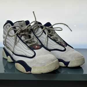 Nike Jordan Navy and White Sneakers